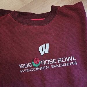Vintage 1999 Wisconsin Badgers Rose Bowl‎ Sweatshirt Size XL